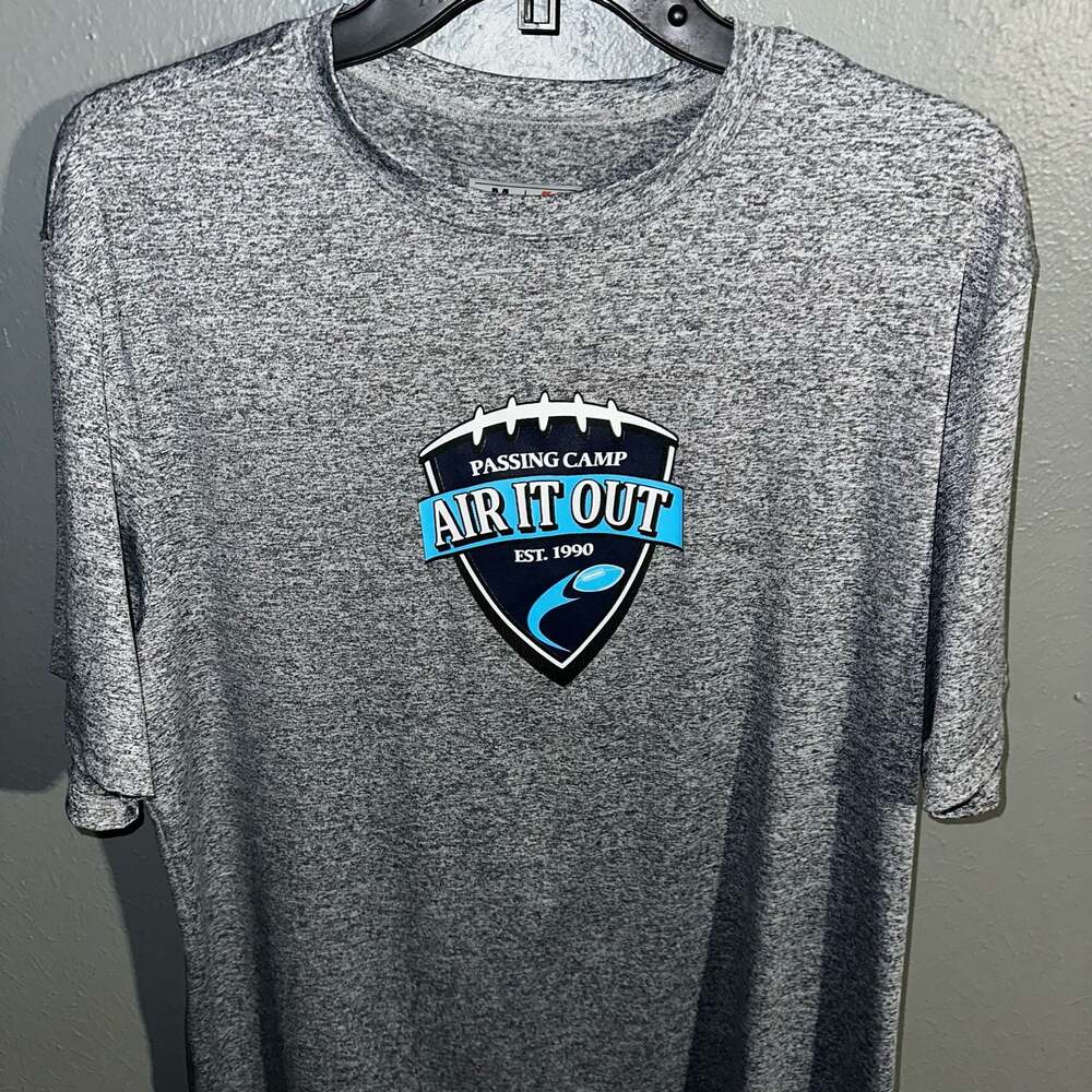 Vintage A4 Air It Out Passing Camp Est. 1990 Heather Gray tee